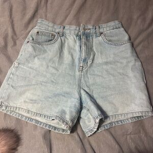 Light Blue Denim Women Shorts